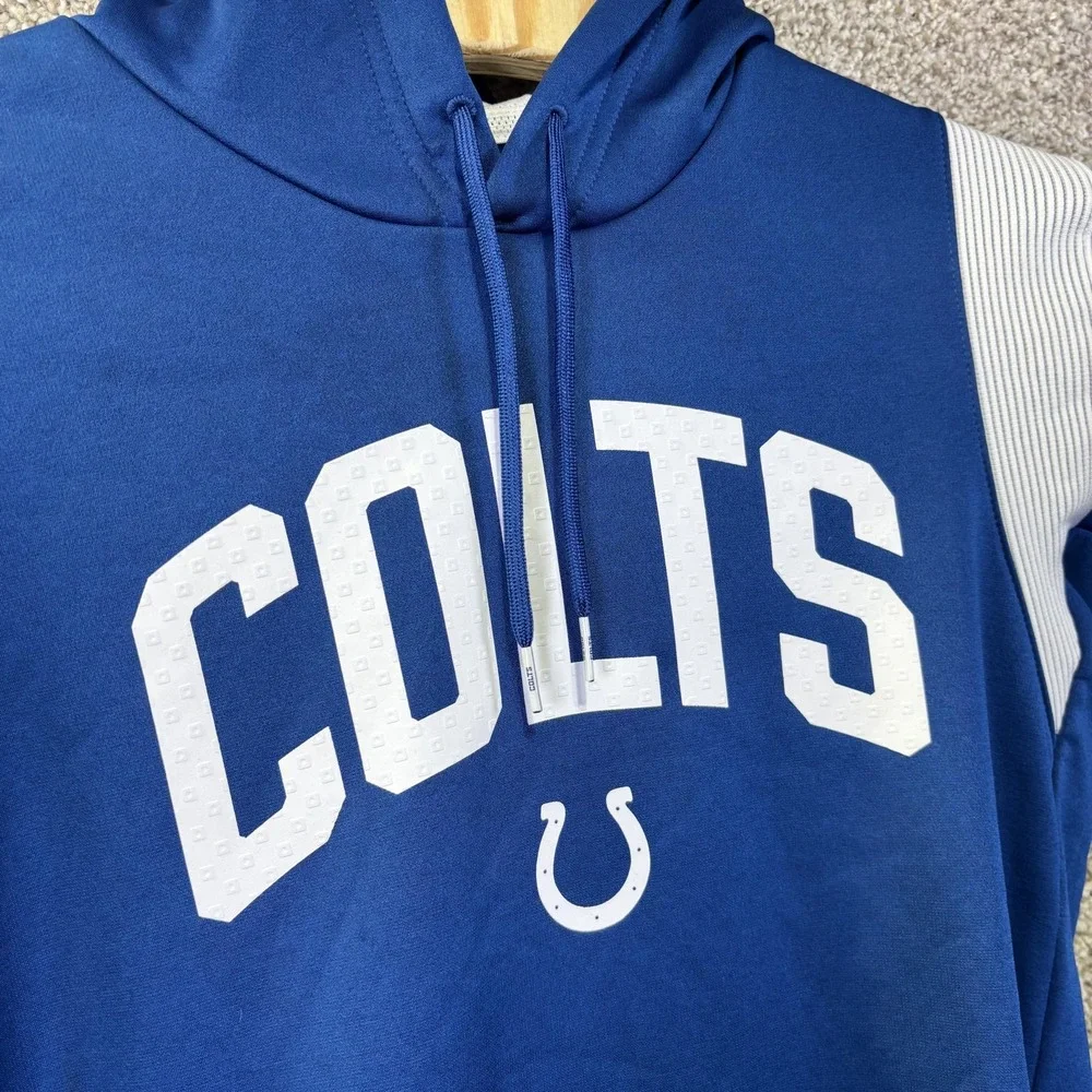 Indianapolis‎ Colts Sweatshirt Womens Medium NFL Football Therma Fit Nike Hoodie